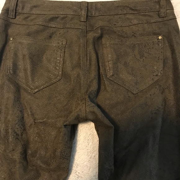 Snake skin green skinny jeans - Picture 6 of 6